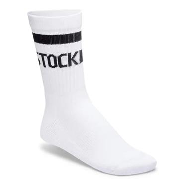 Birkenstock Cotton Crew Stripe Socks - White Black